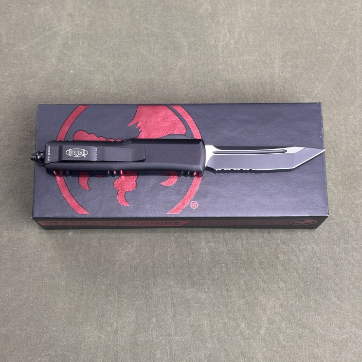 Microtech UTX-85 T/E Tactical Partial Serrated Microtech UTX-85 T/E Tactical Partial Serrated